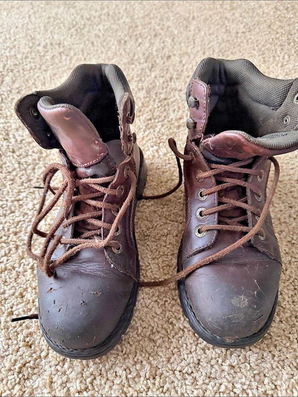 Wolverine Brown Leather Work Boots